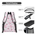 thumbnail image 4 of Yiaed Rose Flowers Print School Backpack College Backpack Daypacks for Students High School Spacious and Durable Daypack for Work and Travel-One Size, 4 of 6