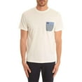 thumbnail image 2 of Fred Perry Men's Double Gingham Trim T-shirt, Snow White,M - US, 2 of 4