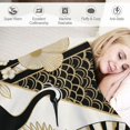 thumbnail image 3 of Orinice Cranes Fans Japanese Art Warm Lightweight Blanket Soft Fleece Blankets for All Seasons - Decorative Throw Blanket for Living Rooms, Sofa, Office - Multiple Sizes Available 50x60in, 3 of 6