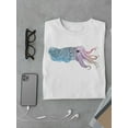 thumbnail image 3 of Striped Colorful Octopus T-Shirt Men -Image by Shutterstock, Male Medium, 3 of 4