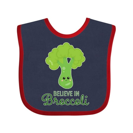 

Inktastic Believe in Broccoli Gift Baby Boy or Baby Girl Bib