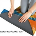 thumbnail image 3 of Colorful Tie Dye Pattern Hot Yoga Mat Towel Non Slip for Hot Yoga - Quick-Drying Yoga Mat Cover with 4 Corner Pockets with Travel Bag - Hot Yoga Towel Non Slip Grip Moisture Wicking Sweat 70"x26", 3 of 6