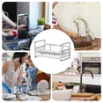 thumbnail image 5 of SHENERDA Dish Scrubber Holder Dish Soap Holder with Drain Tray Metal Dish Brush Rack Multipurpose Organizer for Organizing Sponge Dish Brush Dish Cloth, 5 of 10