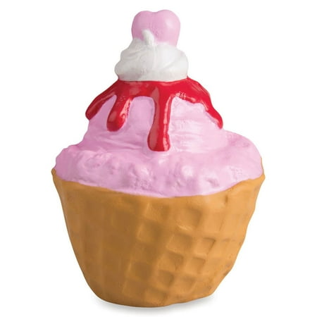 Soft'n Slo Squishies Strawberry Ice Cream Waffle Cup