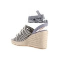 thumbnail image 3 of Cecelia New York Serena Off Denim Faded Jeans Espadrille Wedge Platform Sandals (Off Denim Faded Jeans, 7.5), 3 of 5