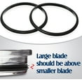 thumbnail image 5 of 30 oz Replacement Rubber Lid Seals Compatible Seals Lid Gaskets for 14 or 30 Ounce Insulated Stainless Steel Tumblers (6 Pieces), 5 of 5