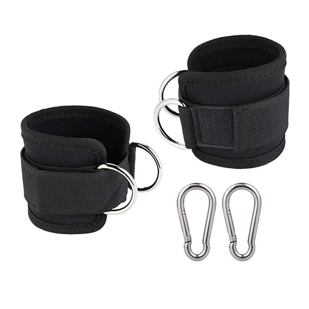 2 piezas de correas de tobillo, accesorio de Cable para gimnasio, accesorios para máquinas, puños de tobillo para entrenamiento de glúteos, abductores