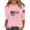 C-Pink216, variant on DHFJKG 3/4 Sleeve Shirts For Women Independence Day 1776-2026 250 Years Anniversary USA T Shirt National Flag Top