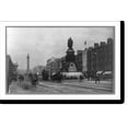 thumbnail image 2 of Historic Framed Print, [Sackville St., Dublin, Ireland, with O'Connell statue in foreground], 17-7/8" x 21-7/8", 2 of 9