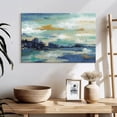 thumbnail image 3 of Elephant Stock Sea Isle I Wall Art - Horizontal Canvas Wall Art - Living Room Wall Decor - Abstract Canvas - Blue And Turquoise Decor By Nan - 24" x 16", 3 of 7