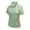 Fairest Jade, variant on Monterey Club Women's Vivid Print Block Golf Polo Shirt #2364