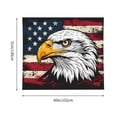 thumbnail image 3 of Honeii American Bald Eagle print Tapestry for Bedroom, Tapestry Wall Tapestry Aesthetic, Room Decor Classroom Tapestries for Living Room Dorm Room 51" X 60", 3 of 6