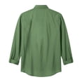 thumbnail image 5 of Abomasnow Men's Big and Tall Cotton Shirts Button Down Long Sleeve Collared Shirts Casual Soft Beach Vacation Shirts, 5 of 5