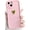 Pink, variant on REQO Compatible for iPhone 14 Pro Case Cute Aesthetic 3D Heart with Gloss Golden Epoxy Design for Girls Women Soft TPU Shockproof More Protective Girly for iPhone 14 Pro Case