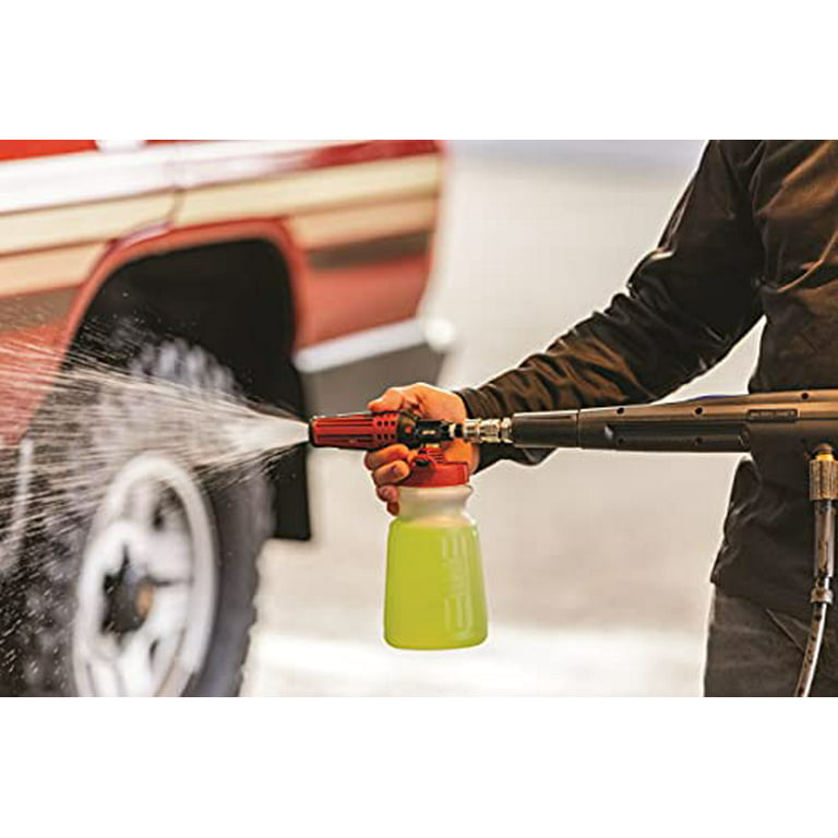 Foam Cannon Garden Hose Adjustment Ratio Dial Car Wash Soap Spray Foamer  Green