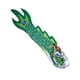 thumbnail image 3 of 5 opciones de 7 cm de manga de viento para cometa, bandera de carpa, serpentina para cometa Koi, decoración colgante de satén Verde, 3 of 5