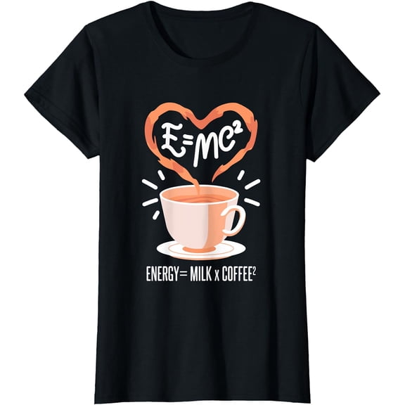 Funny Coffee Coffee Equation Energy Milk and Coffee T-Shirt