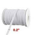 thumbnail image 2 of Unique Bargains Polyester Sewing Tool Stretchy Elastic Band Spool White 29.5 Yards x 0.2 Inch, 2 of 5
