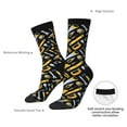 thumbnail image 4 of Fotbe Repair tools Pattern Long Socks for Men & Women – Breathable & Stretchy Compression Socks, Ideal for Running, Travel, and Everyday Wear Size 5-11, 4 of 6