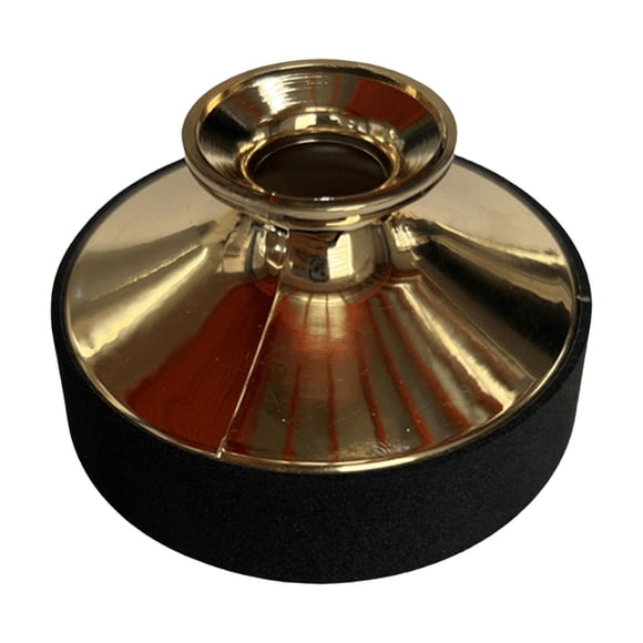 Amortiguador silencioso para saxofón alto, accesorio duradero y fácil de instalar para entusiastas del saxofón, niños profesionales y principiantes , oro