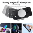 thumbnail image 3 of YWC-Magnetic pour Étui iPhone 11, [Compatible avec MagSafe] [Protection contre les Chutes de Qualité Militaire] Motif Fibre de Carbone, Étui Arrière Rigide Antichoc pour iPhone 11, Noir, 3 of 4