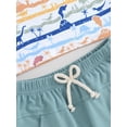 thumbnail image 6 of Bagilaanoe 2pcs Toddler Baby Boy Shorts Set Short Sleeve Print T Shirt Tops + Shorts 6M 12M 18M 24M 3T Kids Casual Summer Clothes, 6 of 8