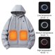 thumbnail image 1 of Ropa Cálida Invierno Con Calefacción Sudaderas Capucha Informales Eléctrica, 1 of 9
