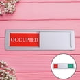 thumbnail image 6 of Occupied Sign for Bathroom Restroom Conference Hotel, Privacy Slide Door Sign Indicator, Whether Available Or Not - Occupied, 6 of 8