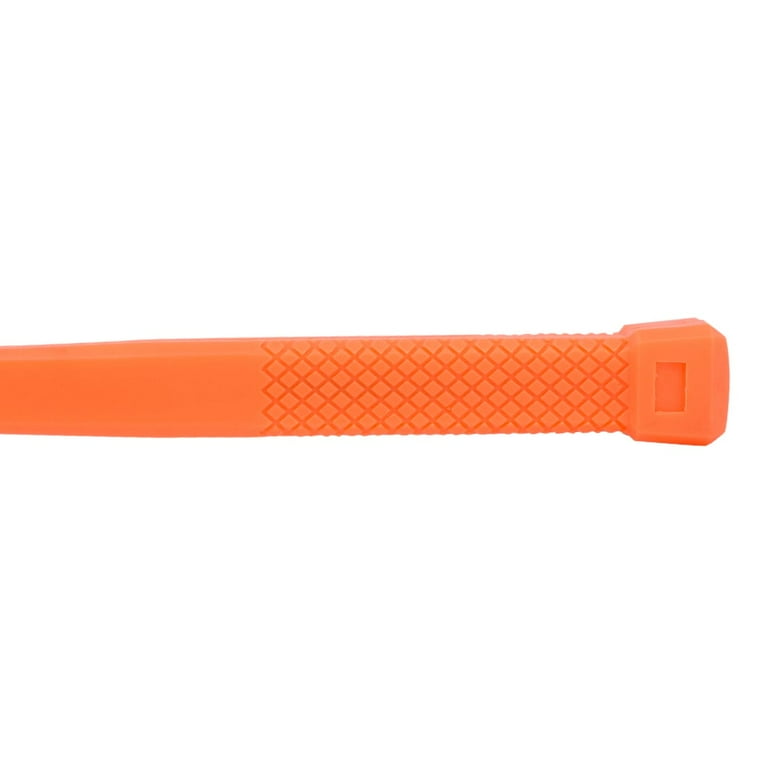 Neiko 02848A 3 LB Dead Blow Hammer, Neon Orange | Unibody Molded |  Checkered Grip | Spark and Rebound Resistant