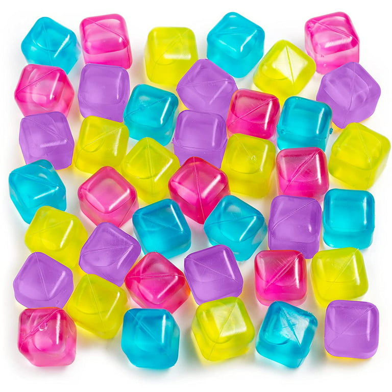 12 Pcs Simulation Ice Cube Reusable Multi-Color Ice cube for Bathtubs —  CHIMIYA