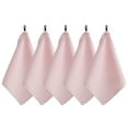 thumbnail image 2 of Cotton Small Square Towel Vibrant Hand Towel Cozy and Durable Hand Towel Stylish Decorative Towel Lightweight Travel Towel Fresh Towel Microfiber Hair Towel Pink 9.84x9.84 Inch (5Pcs), 2 of 8