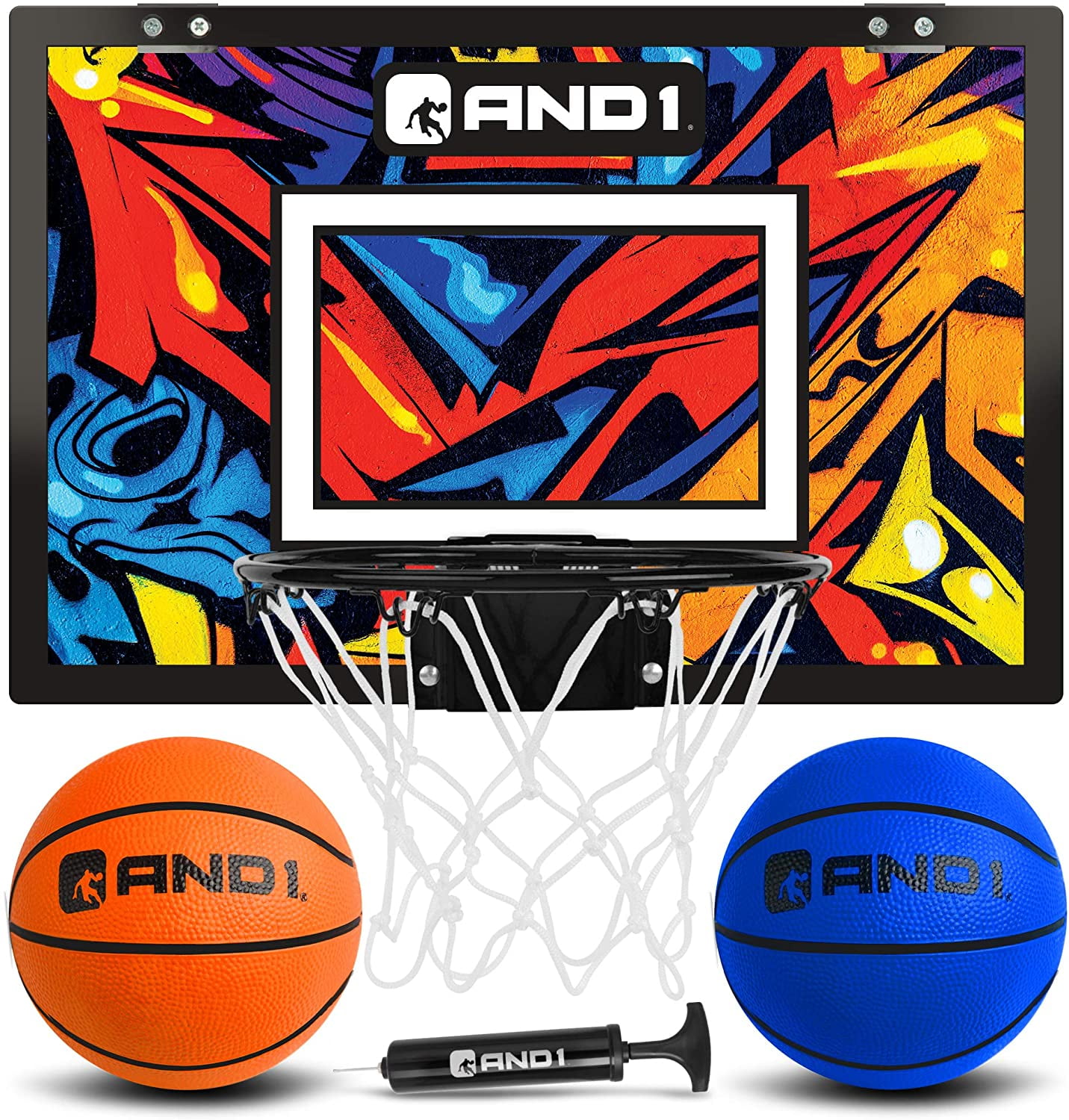Details about   AND1 Mini Basketball Set for Kids Deflated w/ Pump Included 3 Pack of Premi : 