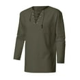 thumbnail image 1 of Haut Blouse Manches Décontractée Vintage Été T-Shirt Printemps Long pour Hommes, 1 of 3