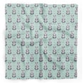 thumbnail image 1 of Bimba Green Dots & Raccoon Animal Printed Pure Silk Scarf For Hair Neck Head Bandanas For Women 40 x 40 Inches, 1 of 6