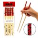 thumbnail image 1 of Juego de palillos GAMAGO Ninja 2 Bamboo, 4 pares, 23,5 cm, reutilizables, 1 of 7