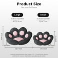thumbnail image 3 of Cojín para silla Ditucu Cat Paw Kawaii, 70 x 60 cm, tela de felpa, 3 of 9