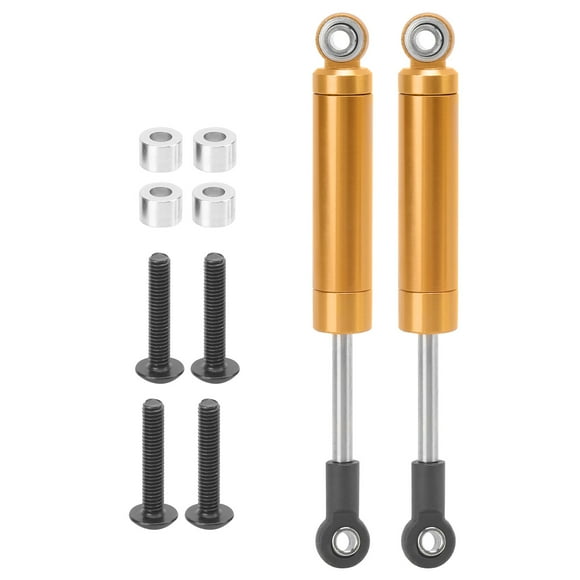 XingJian LLC RC Car Gold - 2Pcs 92mm Aluminum Shocks Absorber for TRAXXAS SLASH 2WD