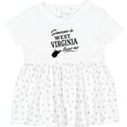 thumbnail image 3 of Inktastic Someone in West Virginia Loves Me Girls Baby Dress, 3 of 5
