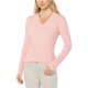 thumbnail image 1 of Tommy Hilfiger suéter de punto de cable para mujer, rosa, XXL, 1 of 1