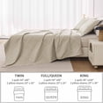 thumbnail image 3 of Beartech Solid Color Quilt Set Queen/Full Size Camel Bedspread Coverlet Microfiber Bedding Lightweight Reversible Set,Soft Bedding for All Seasons, 3 of 7