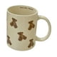 thumbnail image 2 of Tazas de esmaltada Bebidas Taza de té con mango redondo Cerámica artesanal única Taza de café Espresso Latte Tazas para regalo de oficina oso Gloria Taza de café, 2 of 9