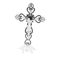 thumbnail image 2 of Rongfmy Decorative Metal Crucifix Standing Cross .8 Inch Durable Jesus Altar Table Cross Black, 2 of 9