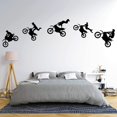 thumbnail image 4 of Lnrkai Dirt Bike Stickers Motorcycle Wall Decal Peel Sports Wall Sticker for Boys Bedroom Home Decor, 4 of 7