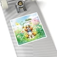 thumbnail image 4 of Cavalier King Charles Spaniel Hello Spring Time Flower Floral Nature Vinyl Sticker Dog Lover Gifts Waterproof Decal Art Decor - 02031, 4 of 5