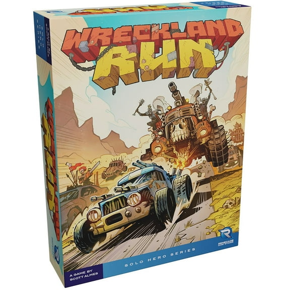 Wreckland Run - Solo Hero Series, Renegade Games, Ages 10 , 1 Player Solo Campaign Game, 30-45 Min Per Campaign