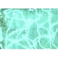 thumbnail image 1 of Ahgly Company Indoor Rectangle Abstract Turquoise Blue Modern Area Rugs, 7' x 9', 1 of 4