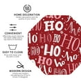 thumbnail image 4 of Bingfone Vintage Ho Pattern Funny Christmas Leather Drinks Coasters With Set Of 6,Suitable For Home Kitchen,Coffee Cup Coasters Home Gift, 4 of 9