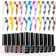 thumbnail image 1 of Esmalte de uñas MIZHSE Marble Ink Gel Blooming 12 colores, 1 of 7
