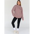 thumbnail image 5 of Trendy Queen Womens Oversized Sweatshirts Turtleneck Pullover Long Sleeve Hoodies Tops Fall Fashion Outfits 2025 Clothes, 5 of 6