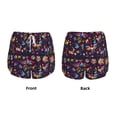 thumbnail image 3 of Salouo Mexican Flowers Birds Print Women's 2 in 1 Running Shorts Double-Layer Shorts Athletic Workout Gym Yoga Shorts Running Shorts for Women-XX-Large, 3 of 7